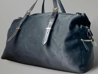 Courreges Nylon Boston Travel Duffel Bag Large Capacity