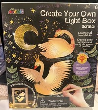 Avenir Create Your Own Light Box Scratch Art Kit For Kids 8 Scenes New In Box