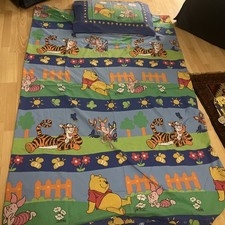 Vintage Disney Winnie The Pooh & Friends Single Reversable Bed Duvet Set & Pillo
