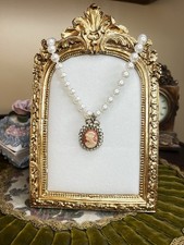 Vintage cameo necklace