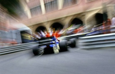 Olivier Grouillard Tyrrell 020B Ilmor Monaco GP at Circuit de Mona- Old Photo 5