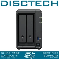 Synology DS725+ 2-bay NAS with 8TB SATA HDD, 4GB RAM