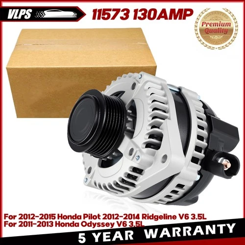 130A Alternator For 2011-2013 Honda Odyssey 2012 2013 2014 2015 Pilot 3.5L 11573