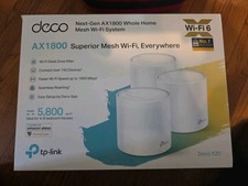 Deco AX1800 Whole Home Mesh Wi-Fi 6 System