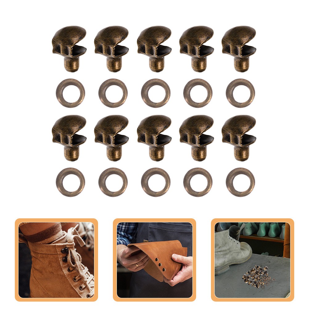 APL 10 Pezzi Accessori per Fibbie per Scarpe Miss. Ganci per Lacci in Lega