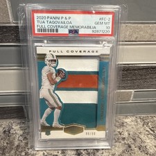 2020 Panini Plates & Patches - Full Coverage Tua Tagovailoa /80 Bookend Pop 1