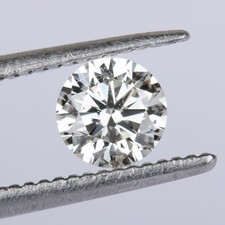 0.35 Ct. Natural Round Cut White G Color Diamond, VVS2 Clarity EGL Certified