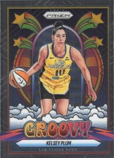 2025 Panini Prizm WNBA Groovy #5 Kelsey Plum Las Vegas Aces