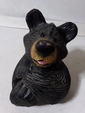Jeff Fleming Big Sky Carvers Wood Bear Sculpture