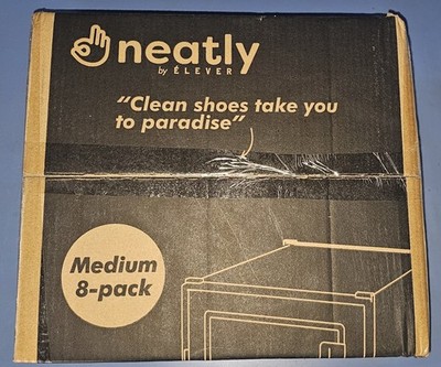 Neatly by Elever Shoe Organizer 8 pack Medium Box New In Box