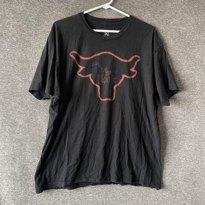 Ripple Junction The Rock Shirt Mens XL Black WWE Graphic T-Shirt Tee Wrestling