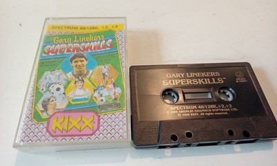 Gary Lineker's Super Skills - Kixx - Sinclair ZX Spectrum - getestet und funktionsfähig