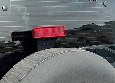 Third brake light on Jeep Wrangler