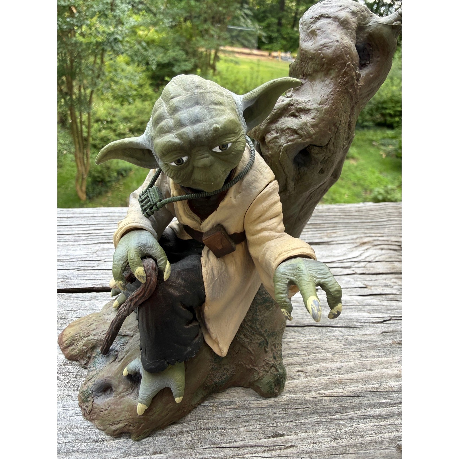 Kotobukiya ARTFX Star Wars Yoda Estatua 2004 Lucasfilm Escala 1/7 Dagobah Tree