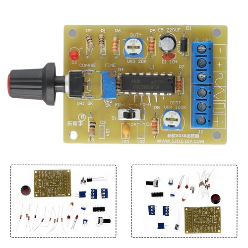 8038 Funktionsgenerator Schaltkreis Bausatz | Sinus Dreieck & Quadratwelle - Bild 5 von 17