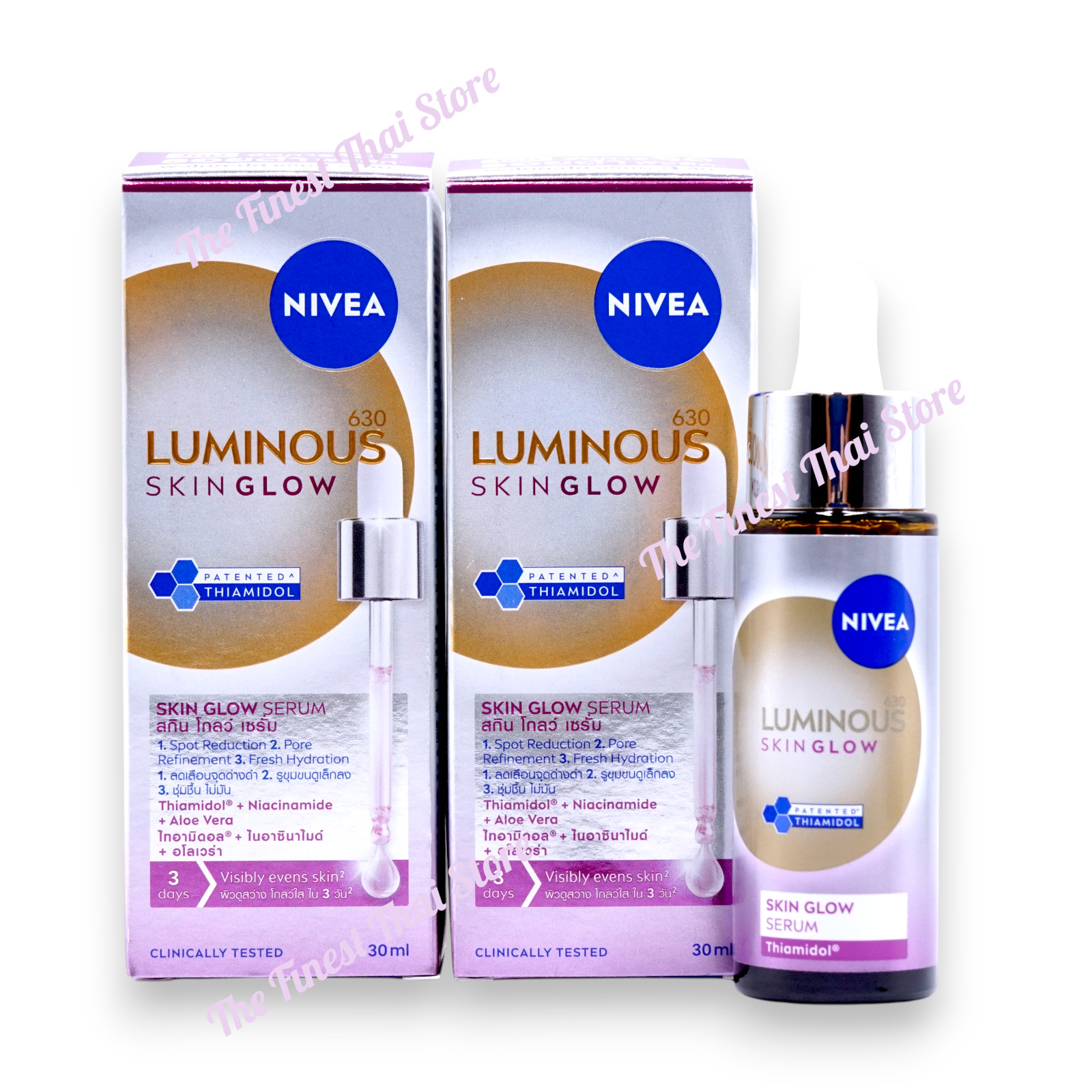 Nivea Luminous630 Skin Glow Serum 30ml pack of 2 pieces