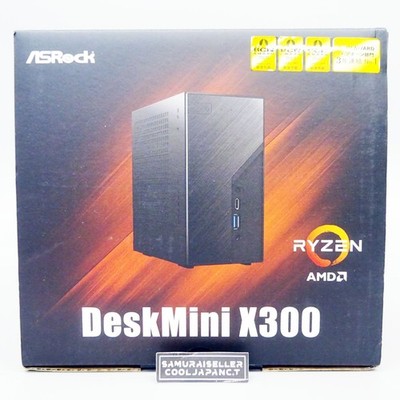 ASROCK AMD X300 Barebone PC AMD RYZEN 5000 Desktop Mini X300/B/BB/BOX/JP NEU