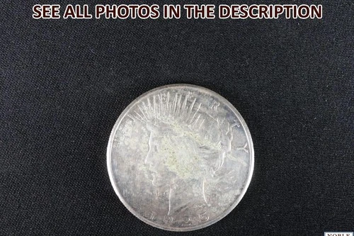 NobleSpirit (JL) Choice AU / BU 1925 S Silver Peace Dollar