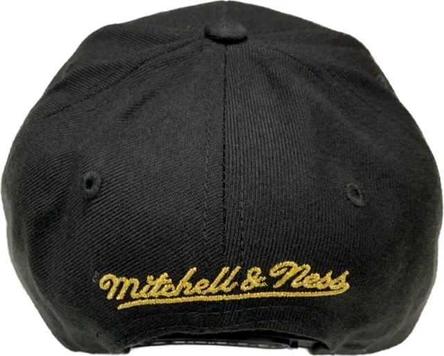 Gorra Mitchell & Ness Mitchell & Ness Gold Touch Snapback para hombre de la NHL Detroit Red Wings - negra Foto 4 de 4