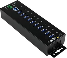 StarTech 10-Port Industrial USB 3.0 Hub – Opened, Barely Used