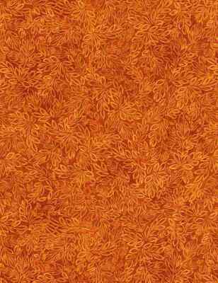 Blender Fabric | Fall Autumn Mini Leaf Amber | Timeless Treasures YARD