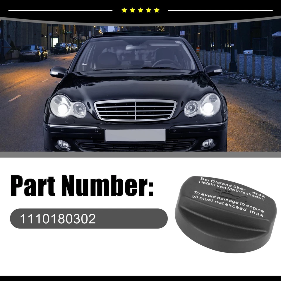 1/lote Cubierta de tapa de filtro de combustible del motor apta para Mercedes-Benz C55 05-07 Foto 3 de 4