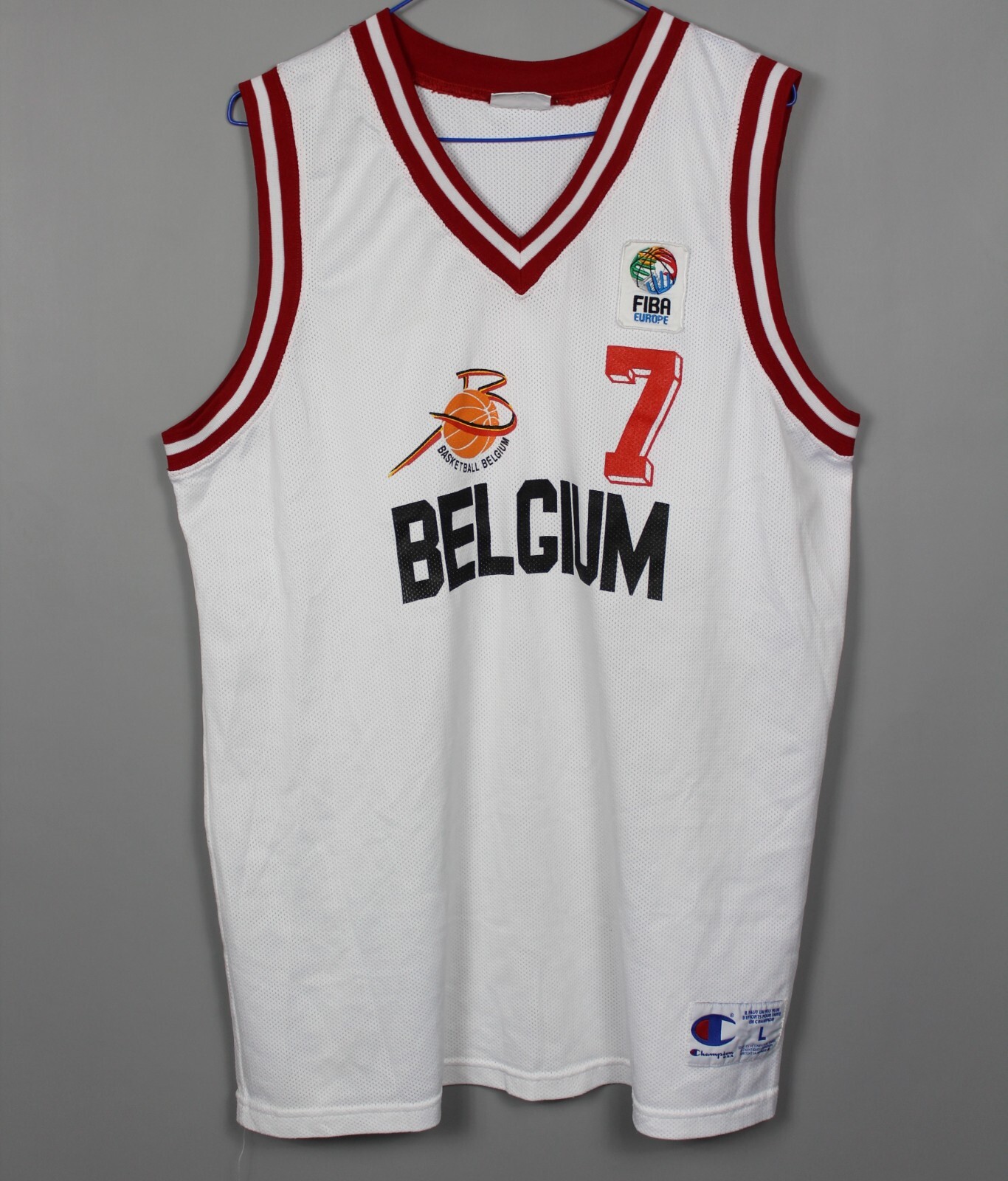 BELGIUM TEAM BASKETBALL JERSEY SHIRT FIBA CHAMPION 7 eBay