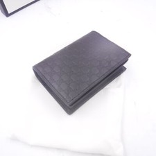 OEM Gucci 544474 Dark Brown Microguccissima Leather Card Case Wallet Snap Close