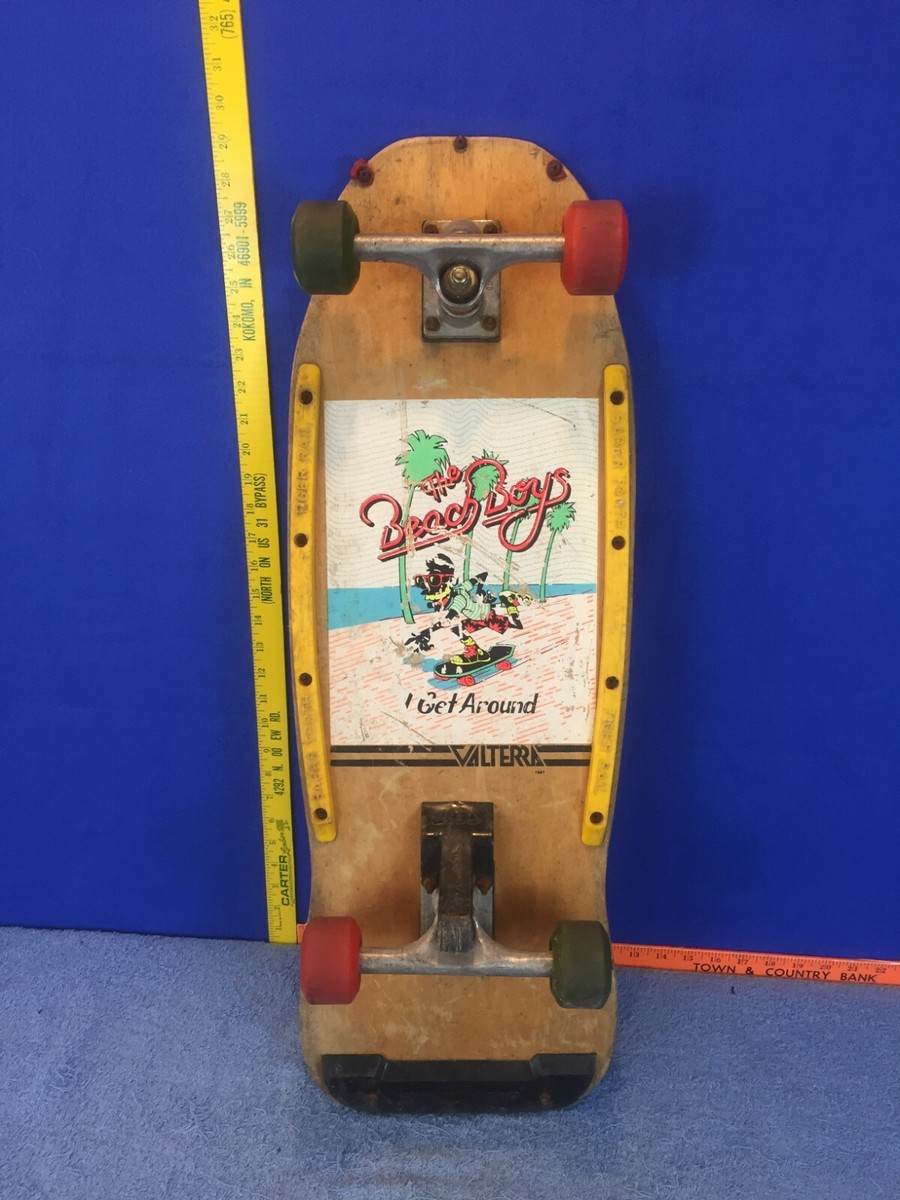 【中古品】VALTERRA スケートボード The Beach Boys Valterra 1987 Beach Boys Vintage Skateboard NEEDS SOME TLC
