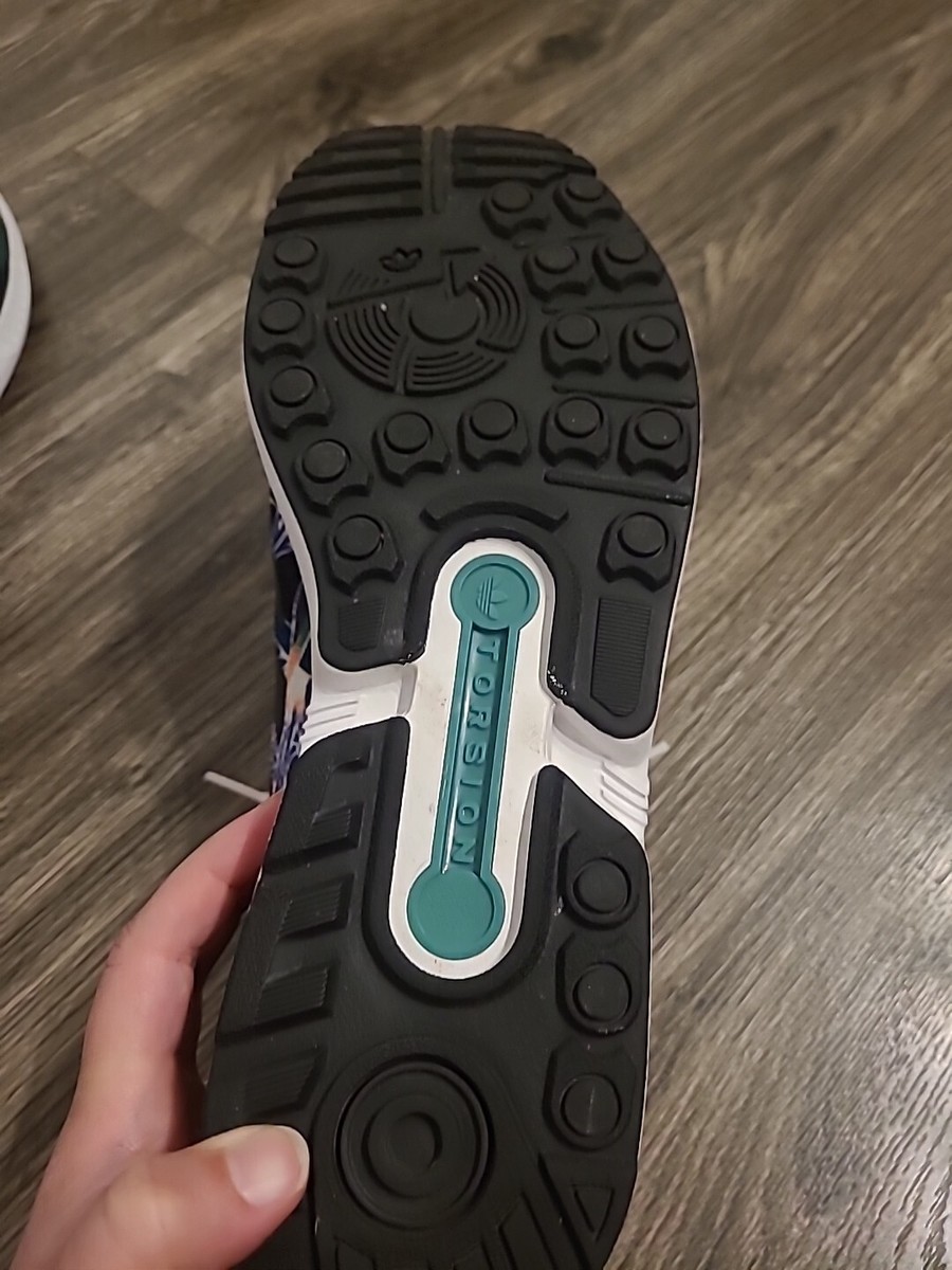 Size 10 Mens Adidas Zx Flux Floral Torsion City Pack VG Black Pink