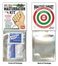 Christmas Holiday MASTURBATION KIT Gag Joke GIFT Stocking Stuffer White Elephant