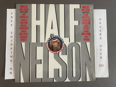 WILLIE NELSON HALF NELSON DUETS LP FEAT NEIL YOUNG GEORGE JONES LEON RUSSELL