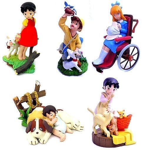 HEIDI Girl Of The Alps Mini Vignette gashapon figure Set x 5 New