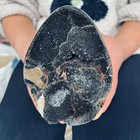 4.62Lb Natural turtle back geode quartz crystal mineral specimen reiki he 2100g