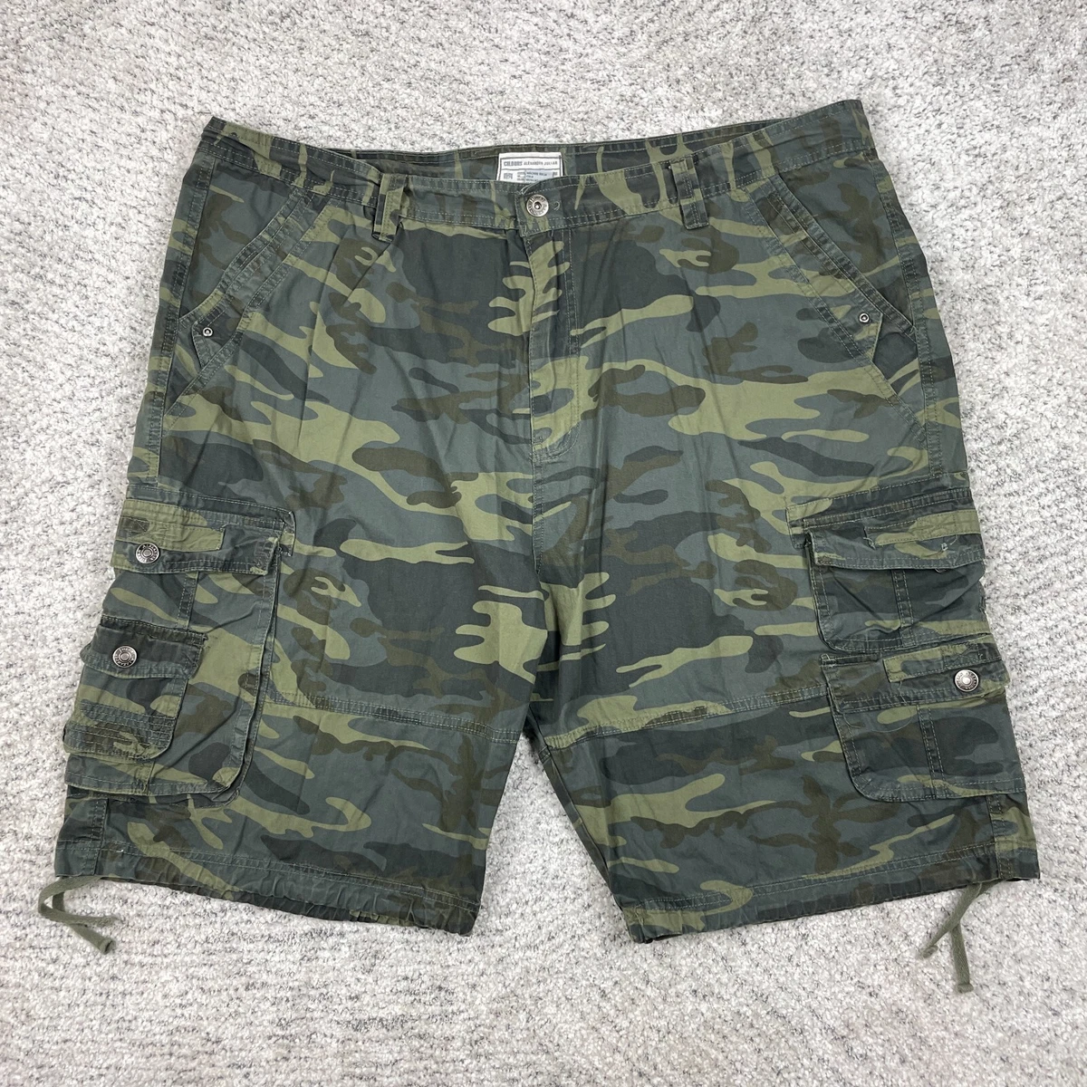 Valentino camouflage logo track shorts - Green