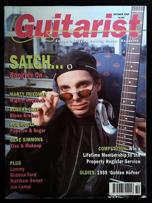 Guitarist Magazine October 1992 mbox1651 Satch...Boogies On