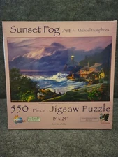 SunsOut 550 Piece Puzzle SUNSET FOG by Michael Humphries