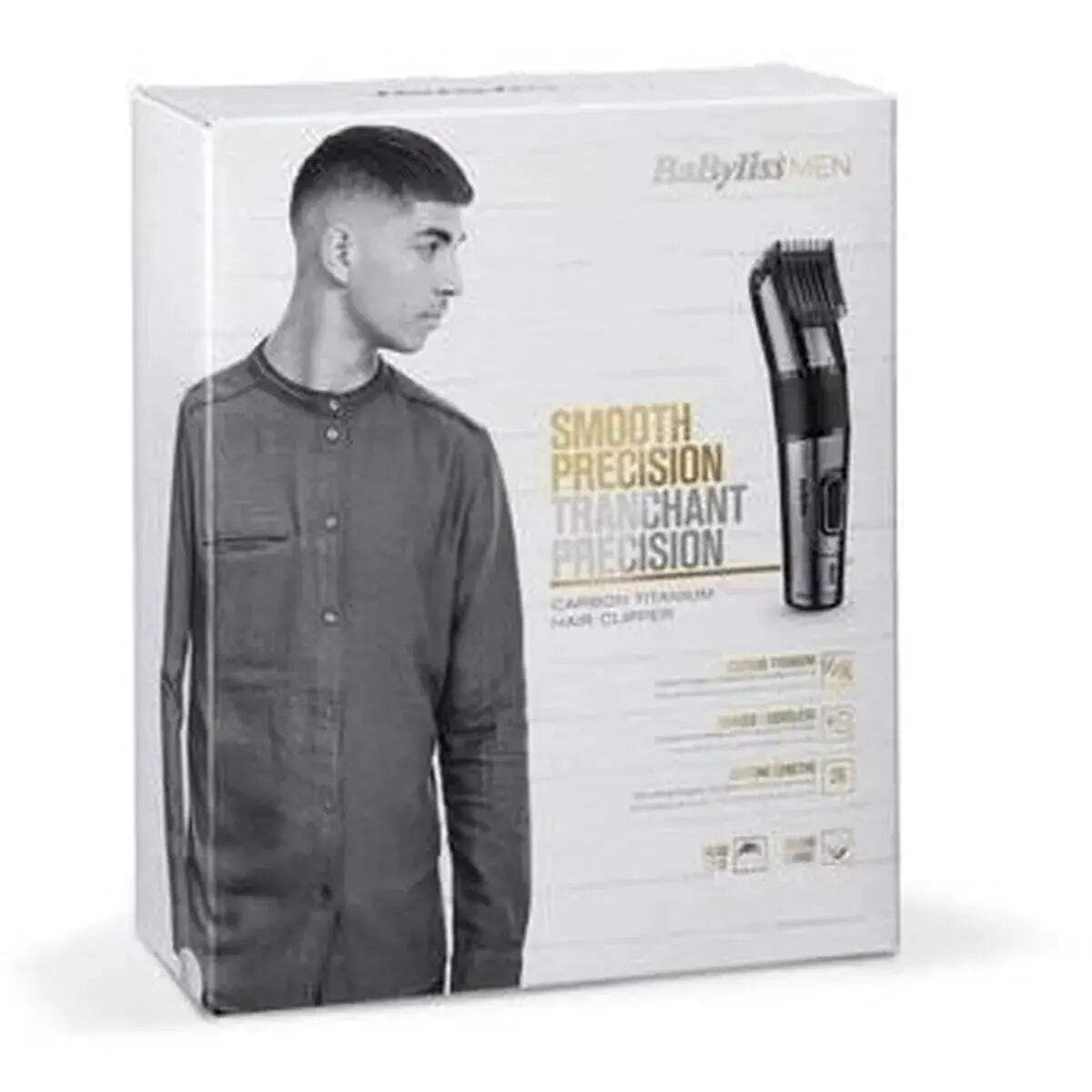 Tondeuse cheveux et barbe longue BaByliss avec alimentation hybride sans fil L noir