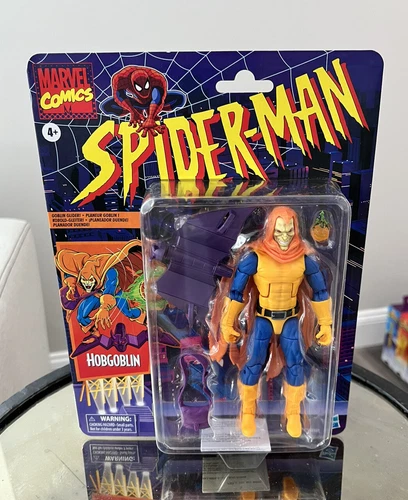 Figura Retro 6" Marvel Legends SpiderMan Wave 2 Hobgoblin EN MANO EN EE. UU.