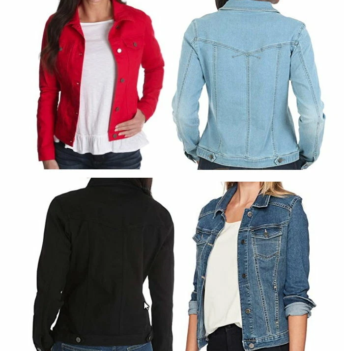 Riders by LEE Indigo Women's Stretch Denim Jacket - Inside Pockets