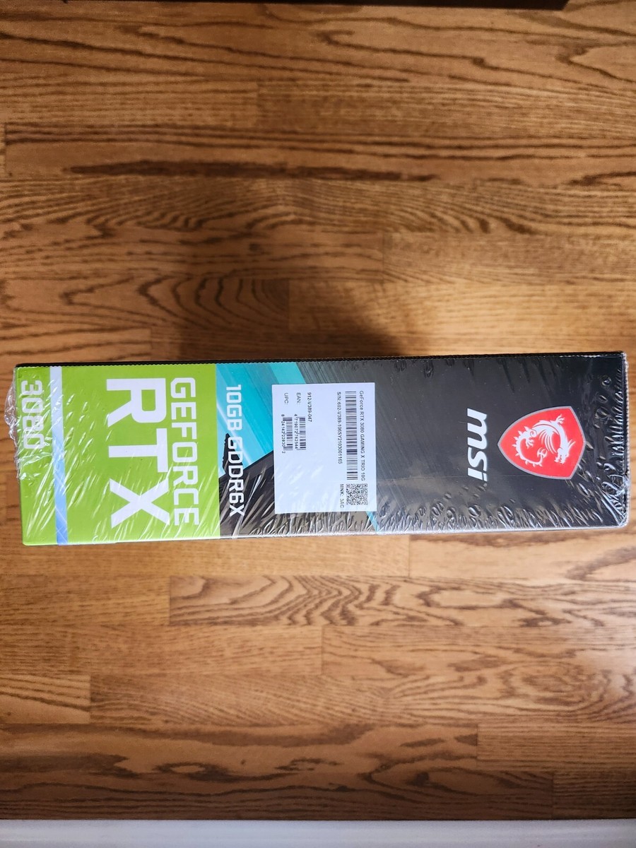 MSI GeForce RTX 3080 GAMING X TRIO 10GB GDDR6X Graphics Card MSI GeForce RTX 3080 GAMING X TRIO 10GB GDDR6X Graphics Card