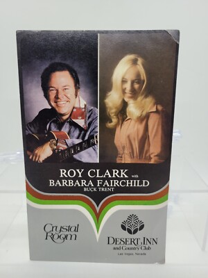 Desert INN Hotel and Casino Roy Clark Promotional Postcard Las Vegas VTG