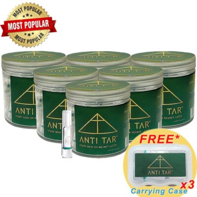 ANTI TAR TripleGuard Cigarette Filter Tips Holder Tar Bar Tar Trap [Bundle-6]