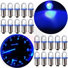 20X Bayonet Blue BA9S W6W LED Map Bulb Dome Lamp For Ford Toyota 12V 53 57 182