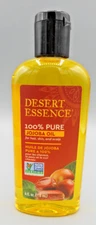 Desert Essence 100% Pure Jojoba Oil Moisturizer for Skin Hair & Scalp 4oz