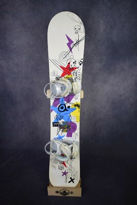 ALIBI SNOWBOARD SIZE 149 CM WITH RIDE MEDIUM BINDINGS | eBay