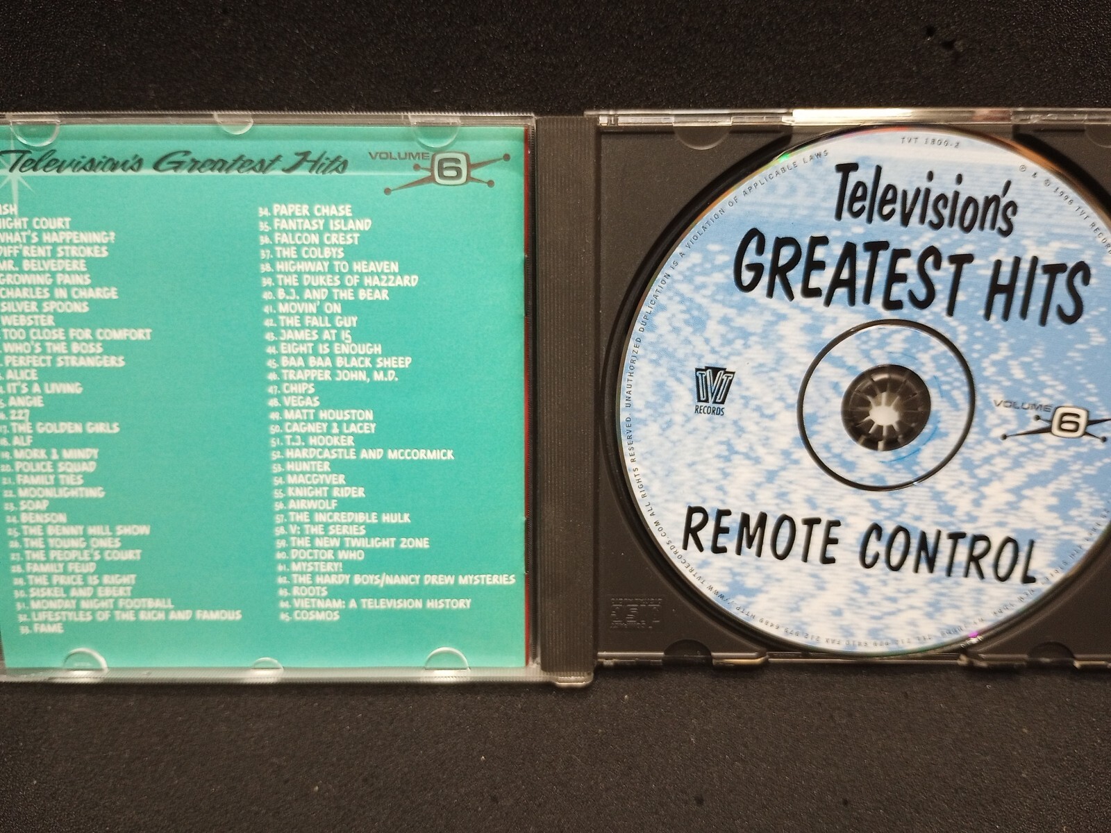 Television's Greatest Hits Vol 6 Remote Control 65 TV Themes! From 70's
