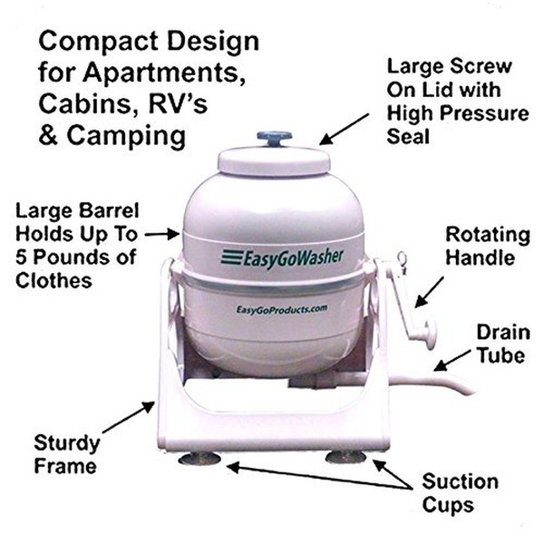 Wonderwash Portable Washer Small Manual Clothes Washing Machine Easy Go