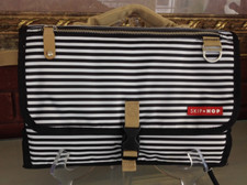 Skip Hop Black Stripped Baby Changing Station