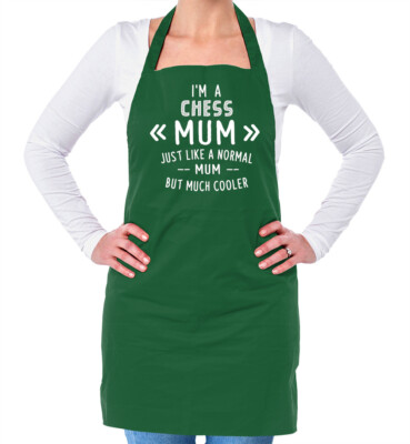 I'm A Chess Mum - Unisex Erwachsene Schürze - Spieler Gambit Brett Figuren Turm
